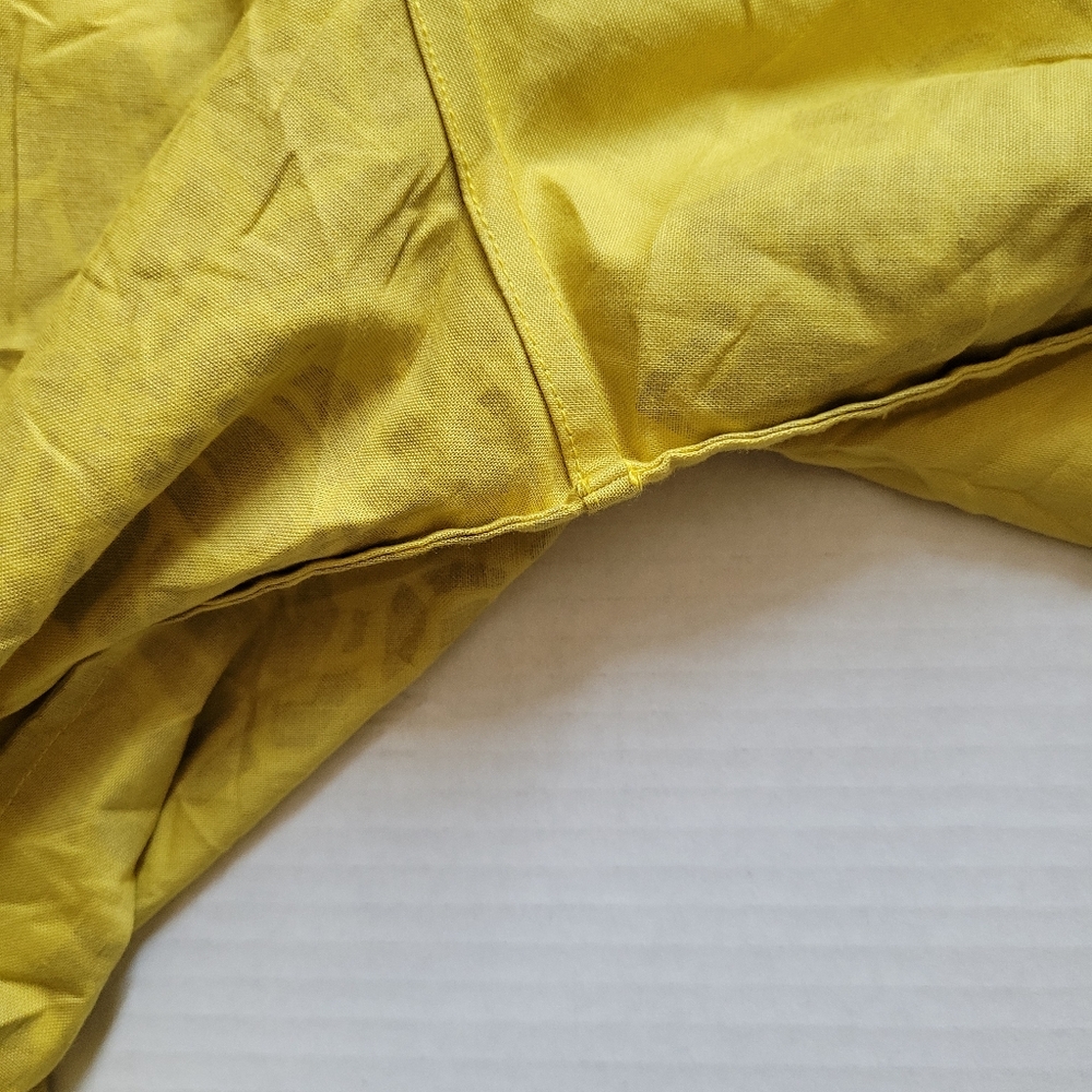 Sig Zane Hawaiian shirt genuine made in Hawaii yellow brown flowers resortwear - Picture 7 of 10
